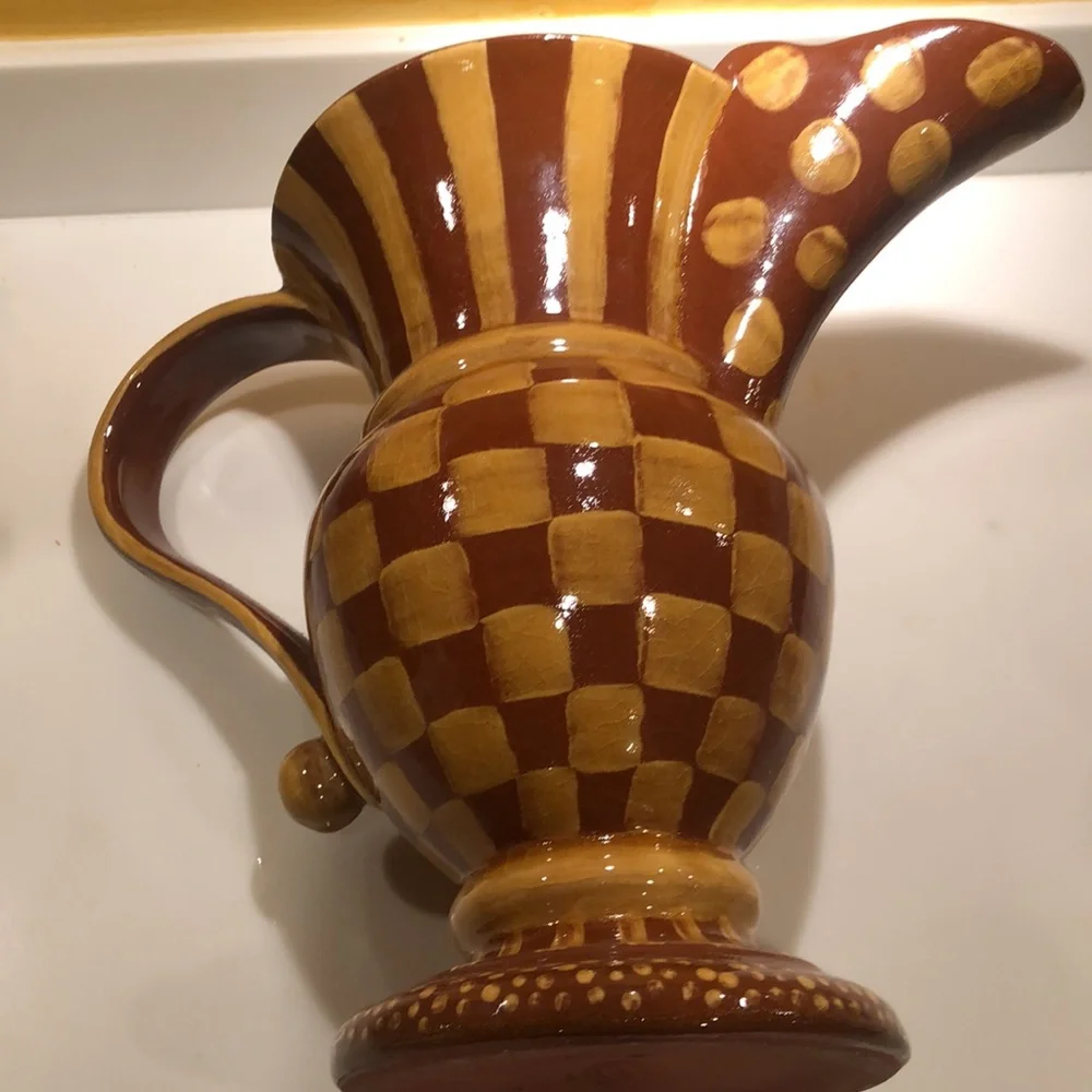 Rare Mackenzie childs Wittika pitcher. - Picture 2 of 5
